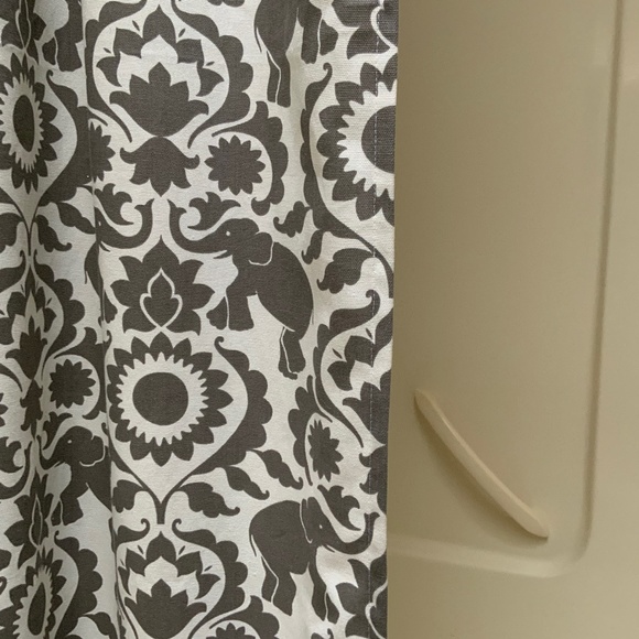 Elephant Folk Art Upholstery/Curtain Fabric.  SOLD - Picture 1 of 6